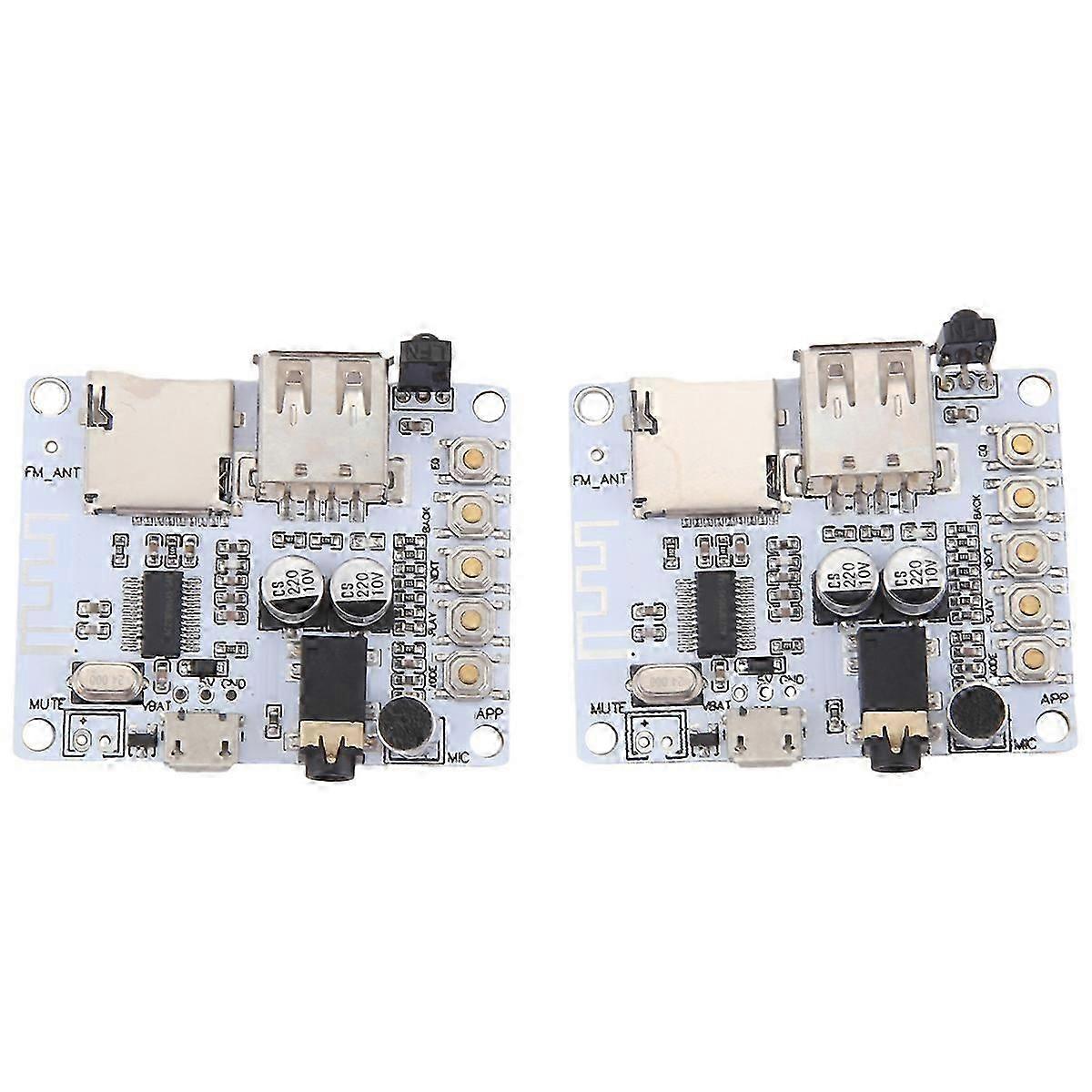 2Pcs Bluetooth Audio Receiver Module Wireless Module