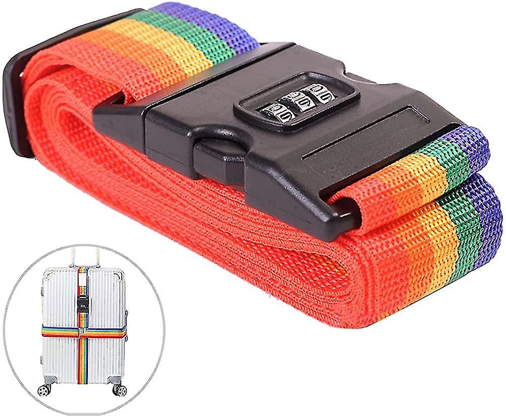 Baggage Belt. High Elastic Suitcase. Adjustable Waist Bag Elastic Belt With Code