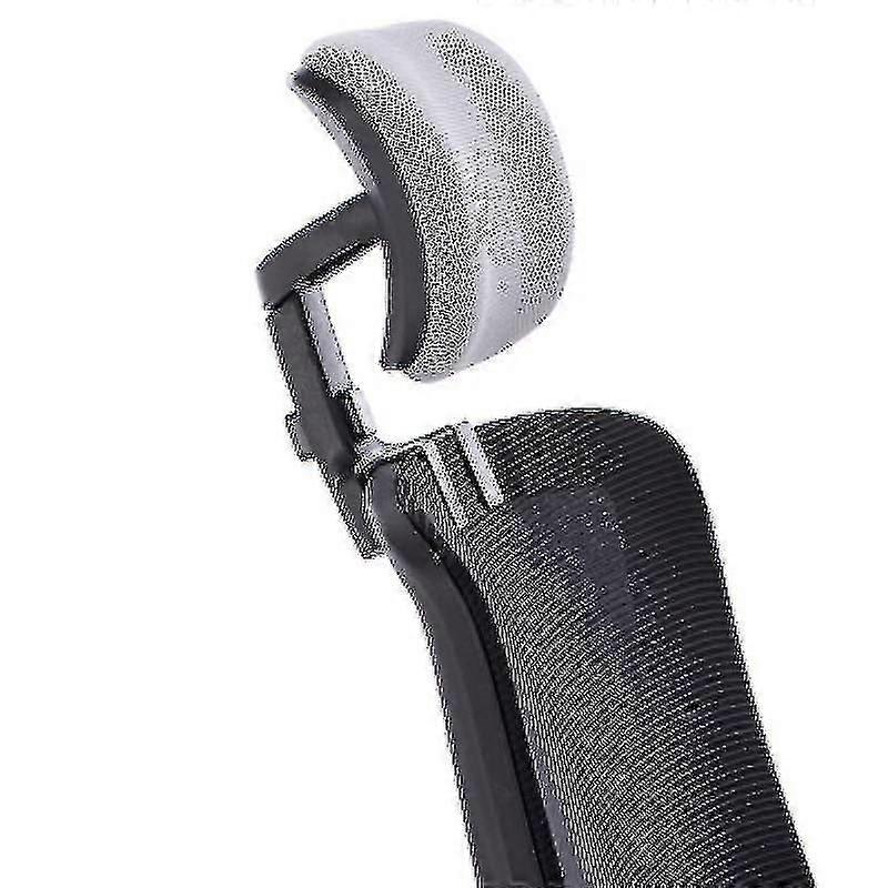 Universal Office Chair Headrest Attachment - Adjustable Height and Angle Upholstered Head Support Cushion JU