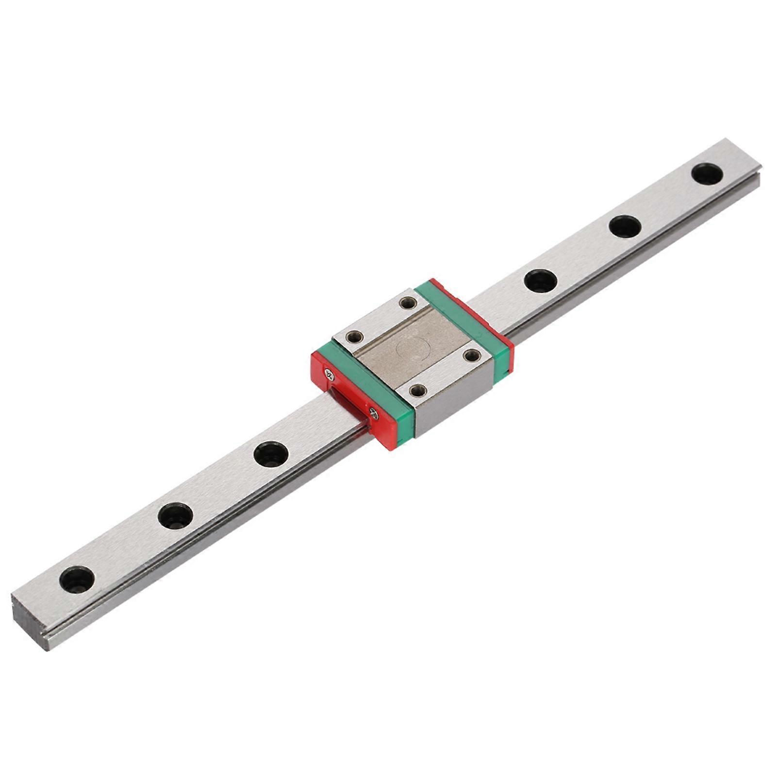 1 rail de guidage linéaire miniature LML12B, bloc coulissant de 12 mm de largeur (200 mm)