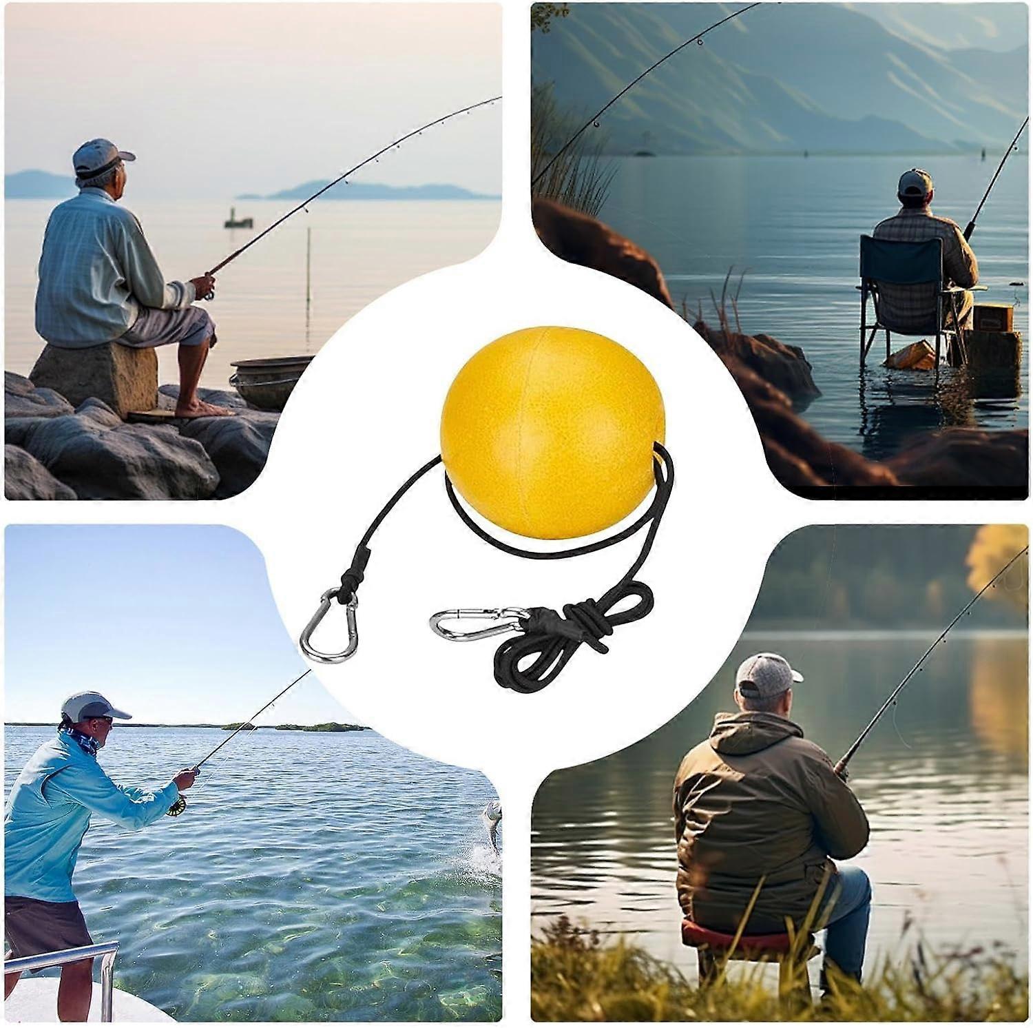 Pool Rope Floats Visibility Marker Buoys With Cord And Clip For Kayak Boat Canoe Dock