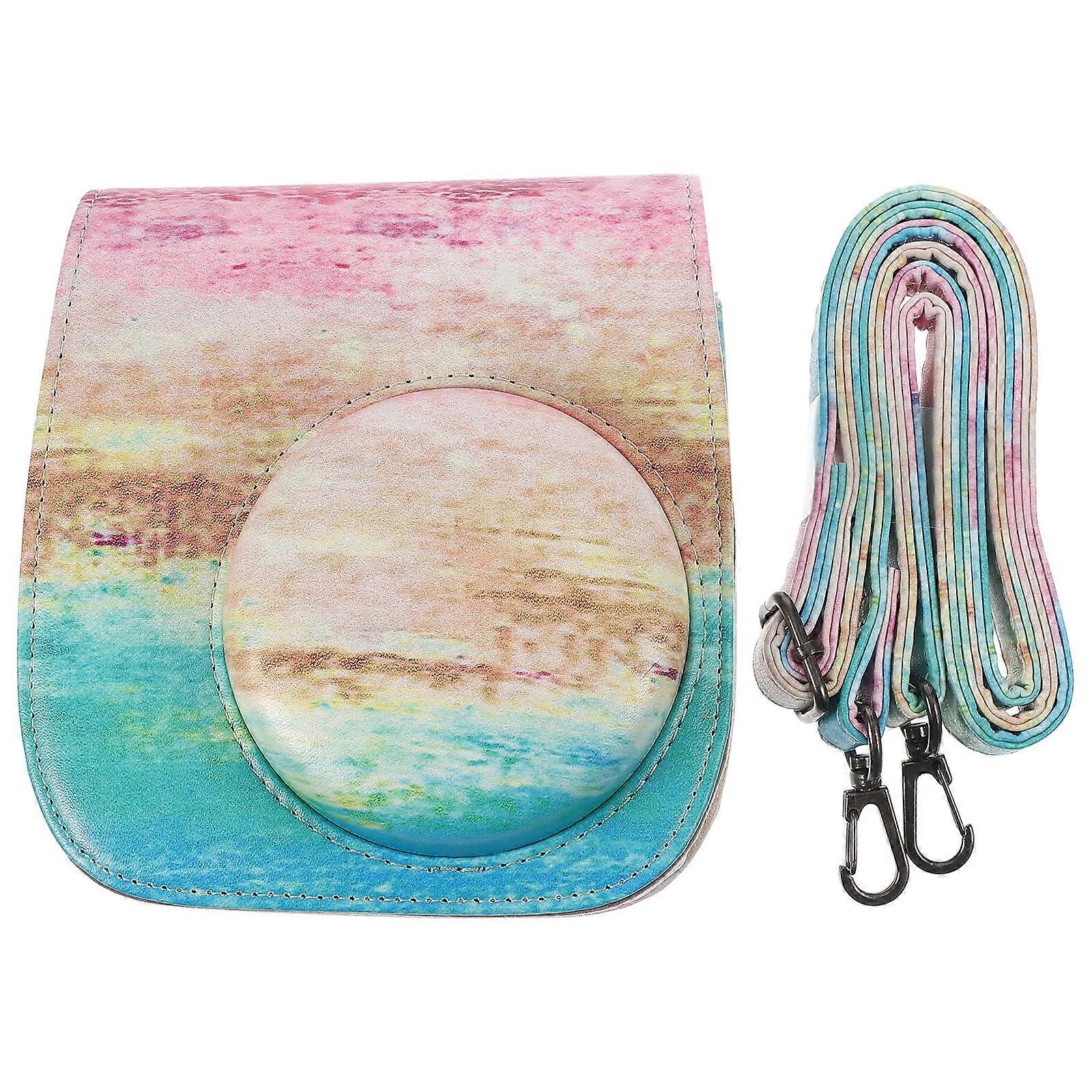 Instant Camera Bag PU Camera Carrying Case for Storage 5Pcs