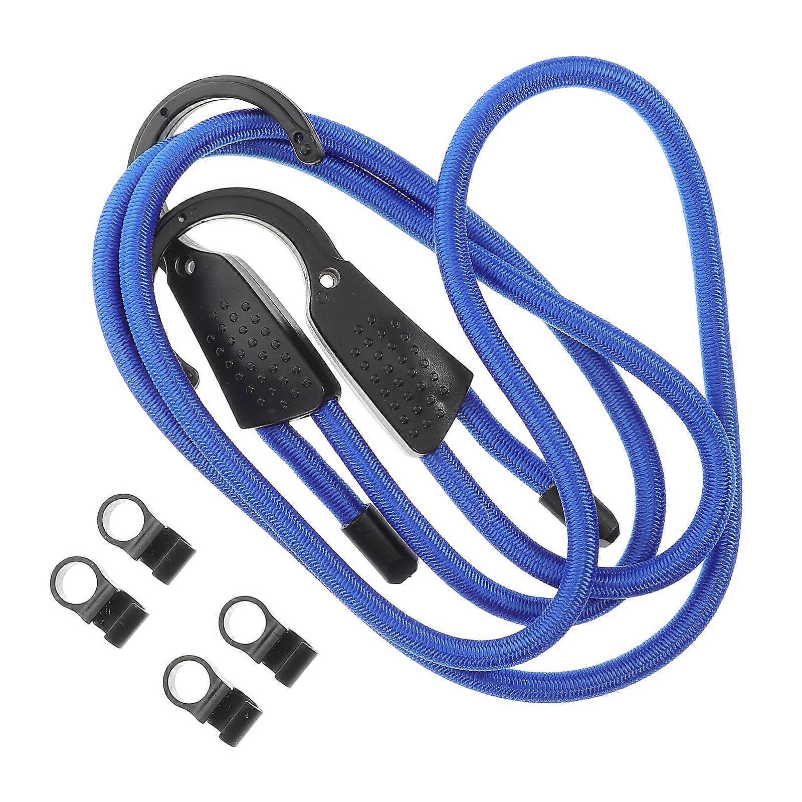 Heavy Duty Bungee Cords with Hooks for Car Adjustable Elastic Cord 4Pcs for Camping