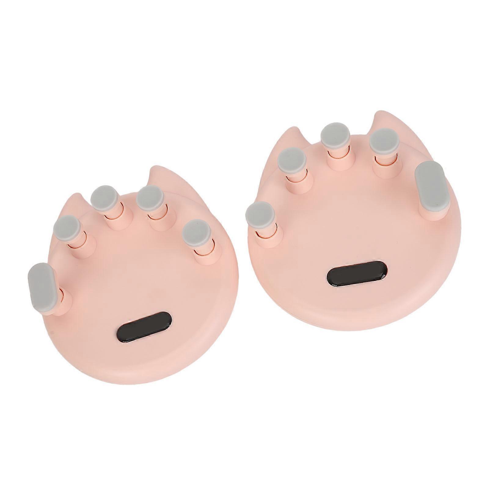 2PCS Piano Finger Trainer ABS Silicone Compact Pressing Tool