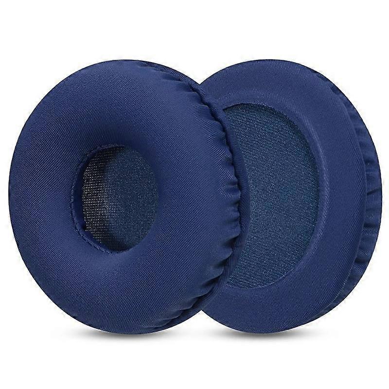 2pcs Earpads For ATH-AR3BT Blue Ice Silk Cloth