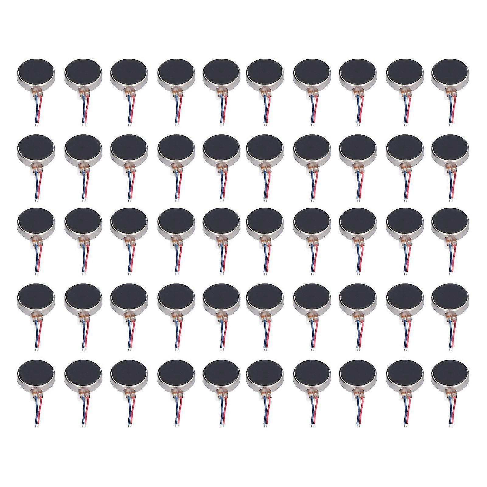 50Pcs DC 3V 10x2.7mm Micro Vibration Motor Anti Interference Low Noise