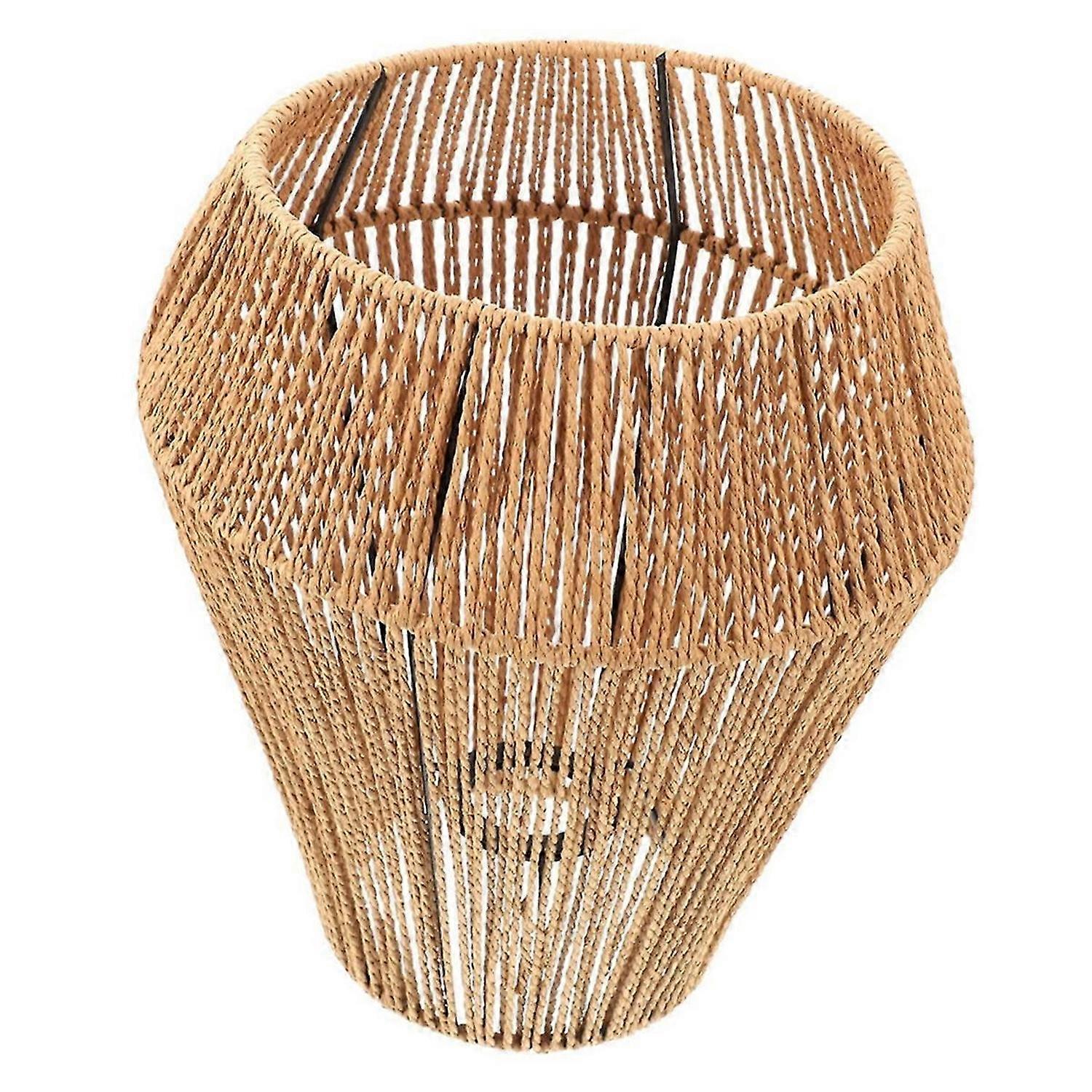 Woven Chandelier Shade Rattan Lampshade for Home Table Lamp Lampshade Bedside Table Lamp Manual Pape