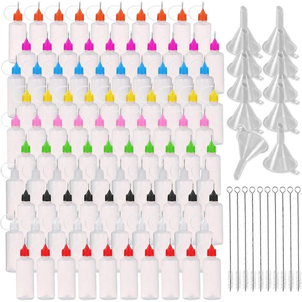 Mini Needles- Tip Applicator,Fine Tip Applicator Bottle Glue Bottle Needle-Squeeze Glue for Quilling Acrylic