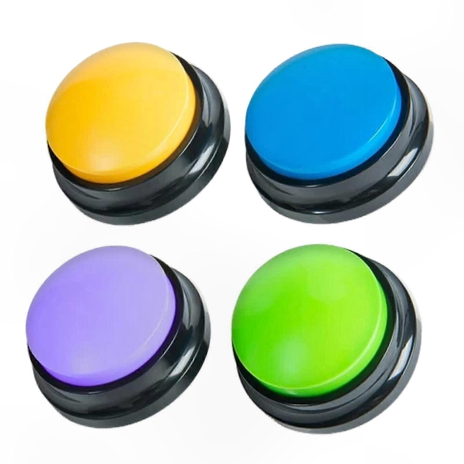 30-Second Recordable Dog Training Clicker, Voice Playback Buzzer for Pet Communication and Behavior Reinforcement Toy