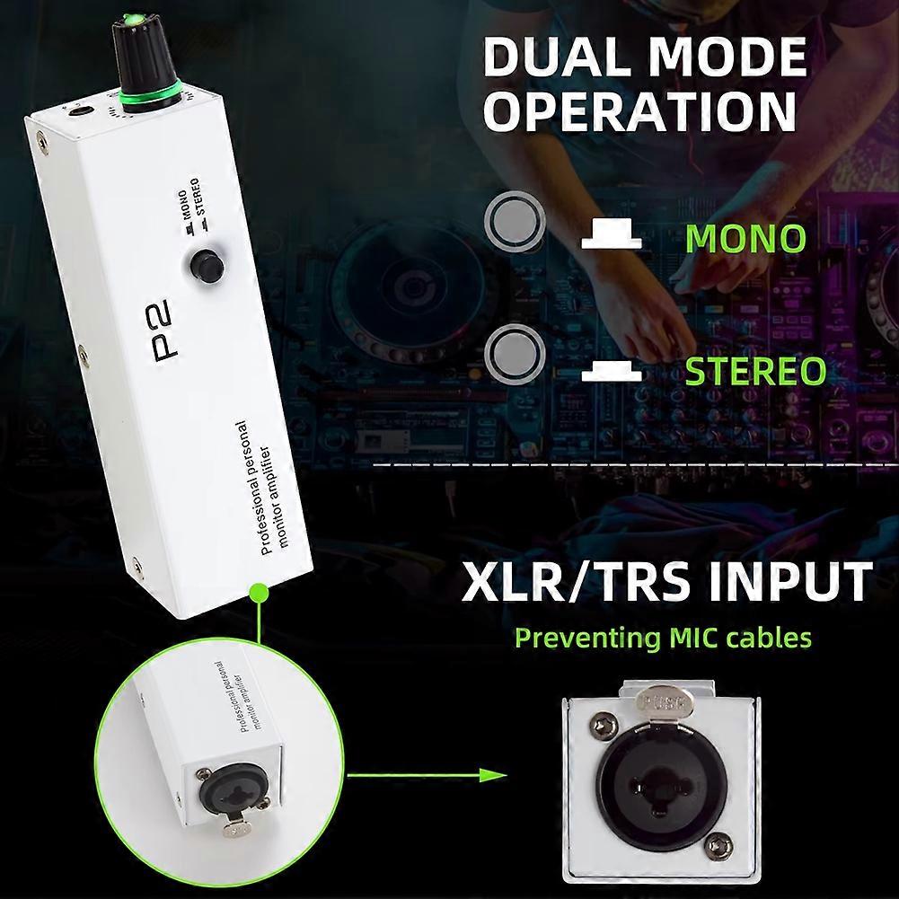 P2 IEM Ultra-Compact Personal in-Ear Monitor Amplifier