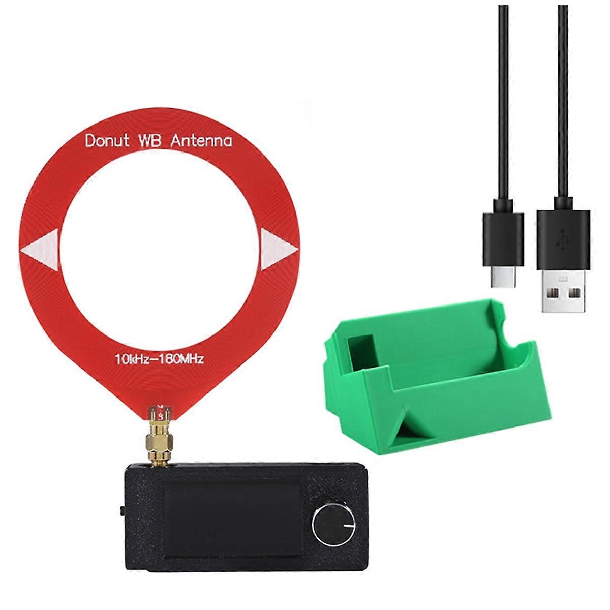 Portable SI4732 Radio 10khz-180 Mhz HF SW MW VHF Radio FM/AM/LSB/USB Mini Pocket Radio with Amplifier Mount