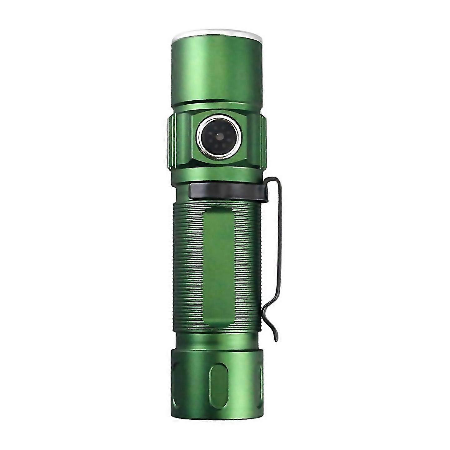 For Flashlight Mini Power Display Glare 3led Flashlight Army Green