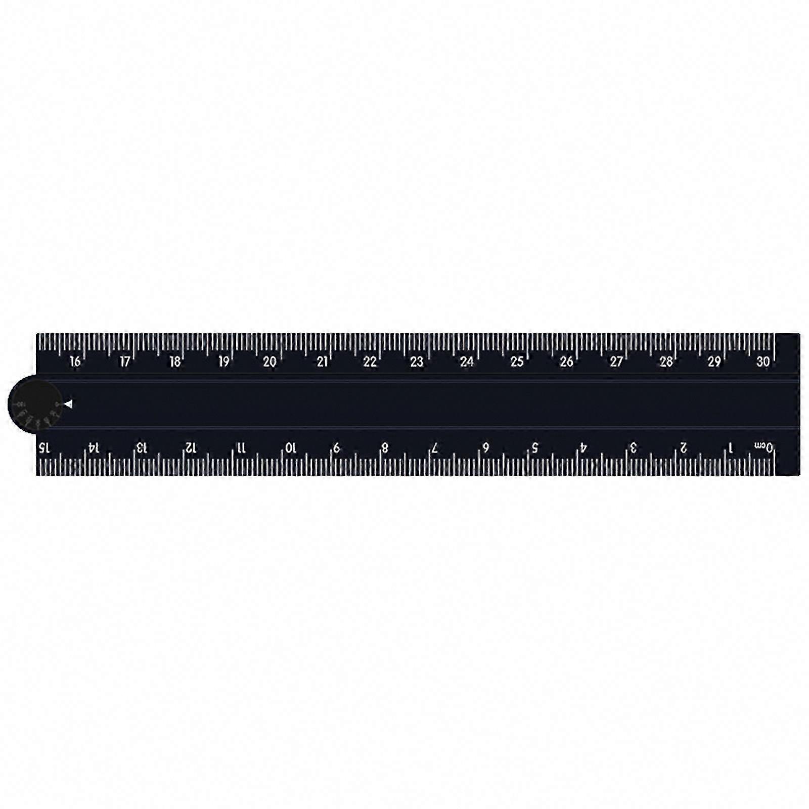 Portable Aluminum Alloy Measuring Ruler for Carpentry and Engineering, Space-Saving Easy Storage Purple