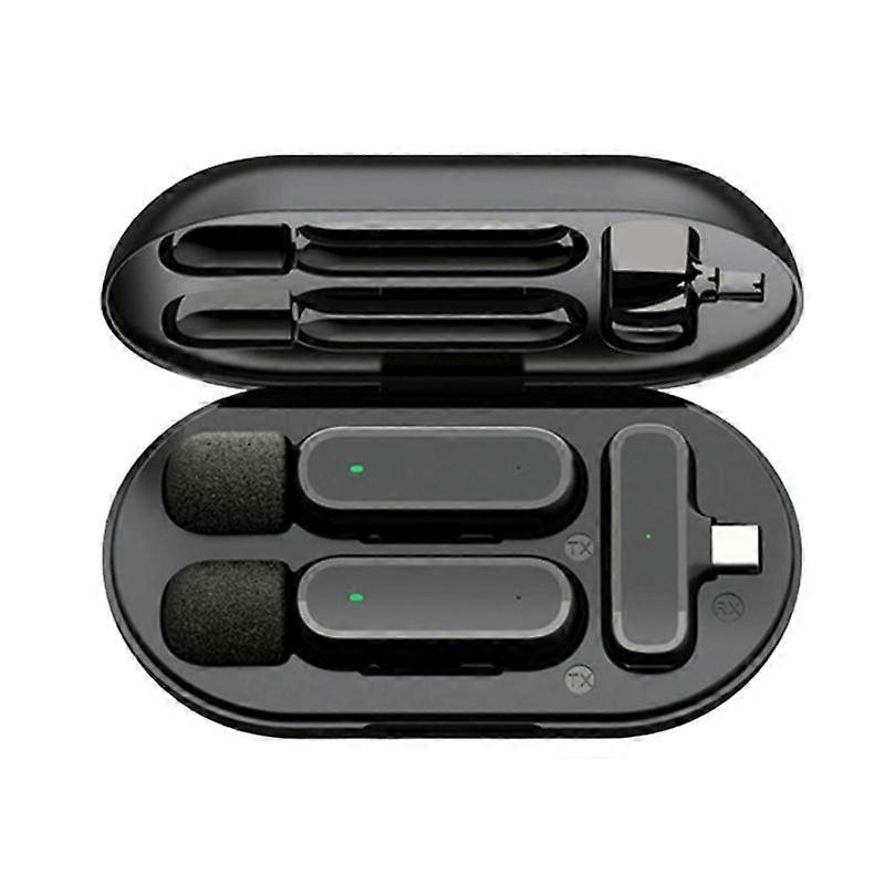 One To Two Wireless Lavalier Microphone, Spec: Type-C Interface