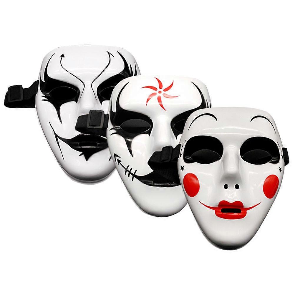 Cosplay Mask Halloween Mask for Decor Use 6Pcs Decorative Masks