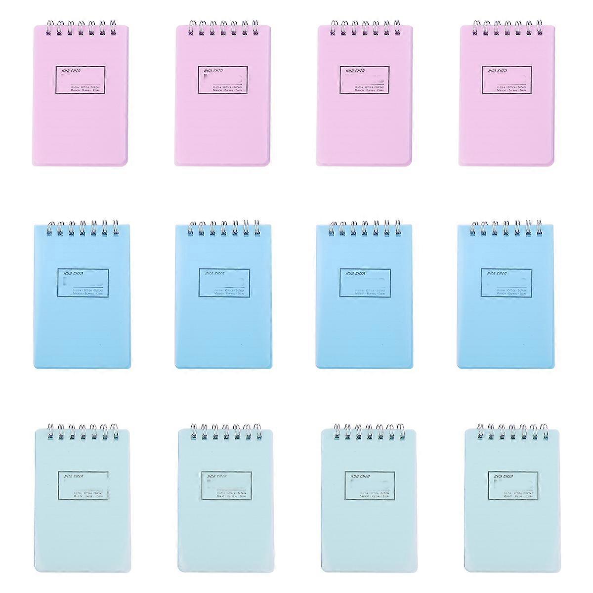 Binder Ring Design Notebook Refillable Diy Study Cards For Home Use Trips 12Pcs