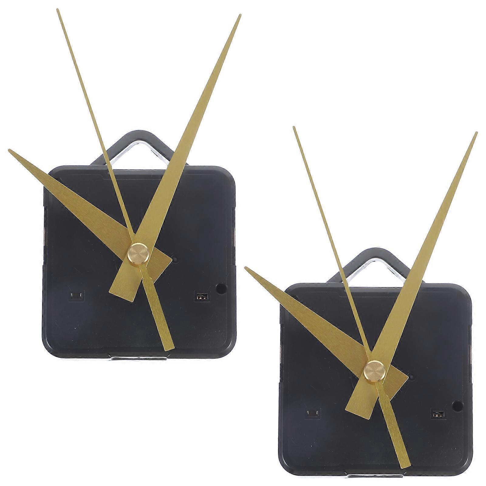 8 Sets Rectangular Clock Movements Mechanism Kits For Home Decoration And Clock Repair Accurate Timekeeping