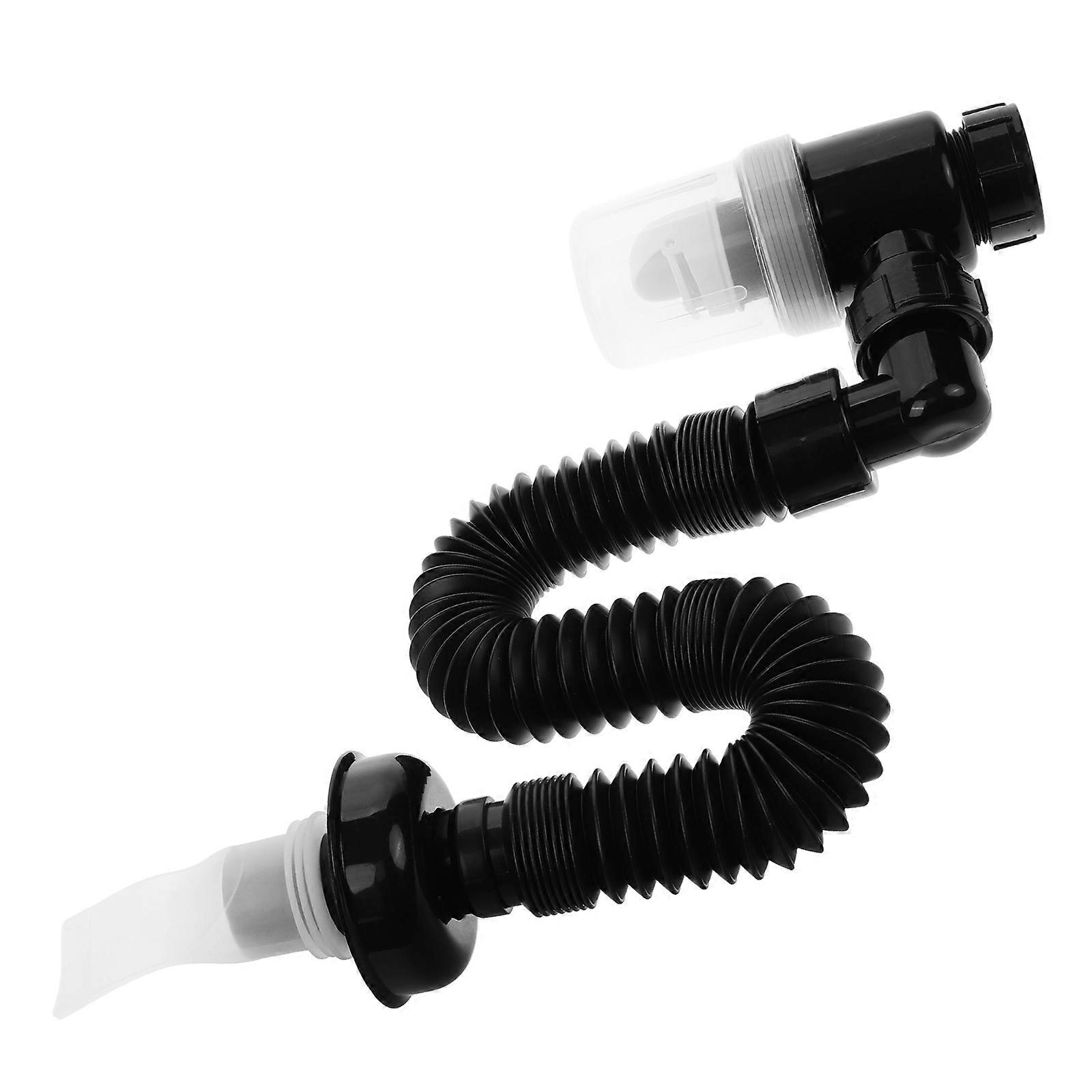 Bathroom Sink Drain Tube Fitting Elegant Contemporary Design PP Material Anti-Clogging Drainage 4Set