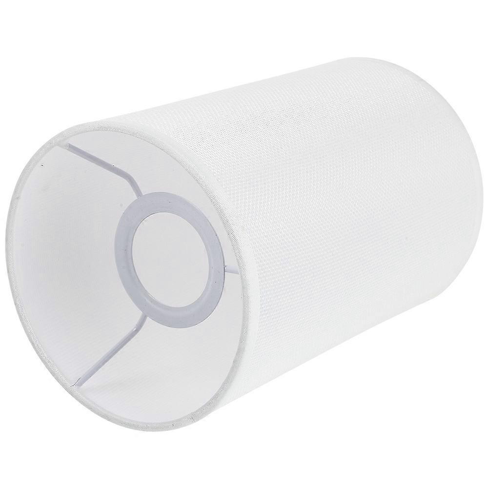 Fabric Light Shade Round White for Light Fixture Accessory 2Pcs