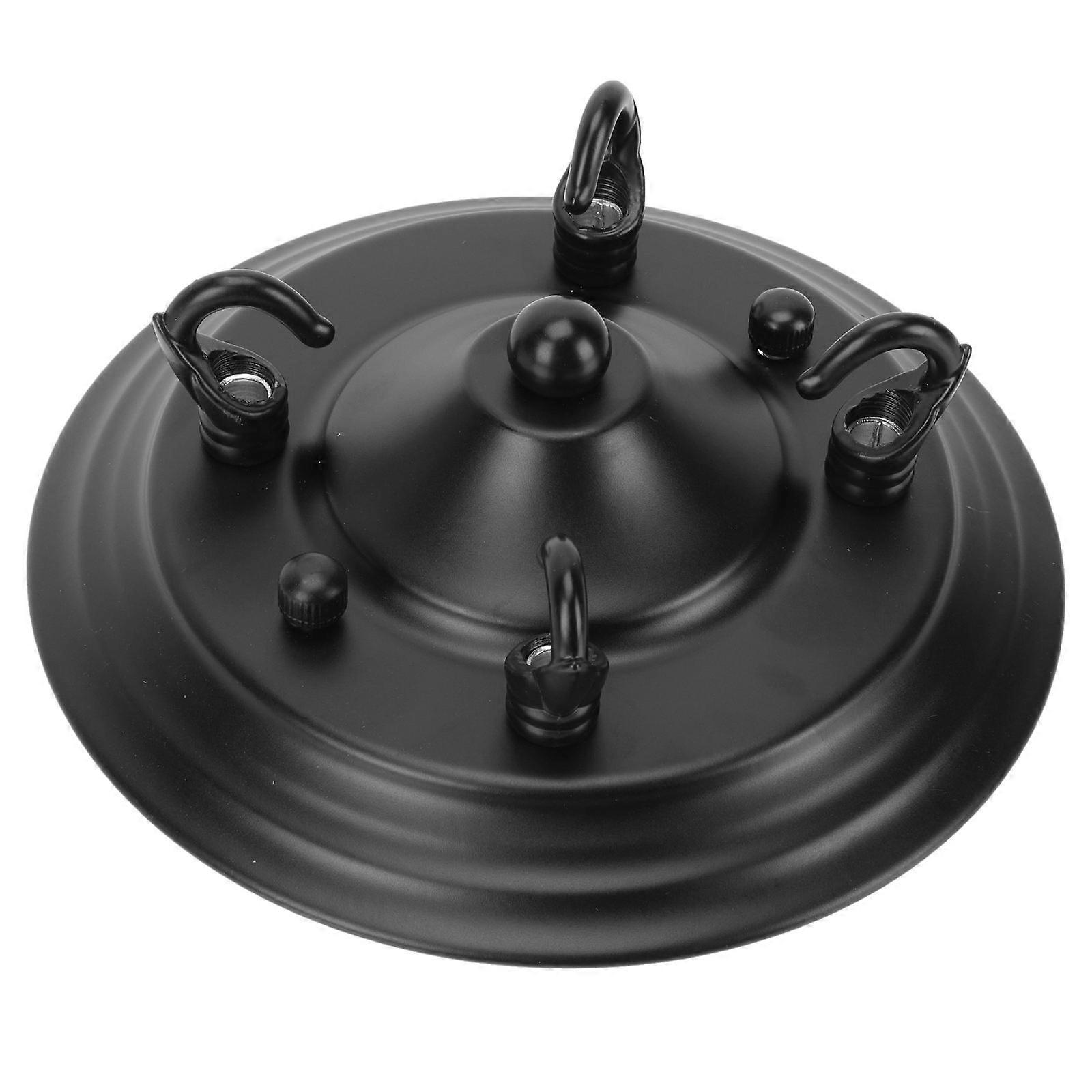 Chandelier Ceiling Hook Plate for Useful Lamp Holder 1Pcs Black Iron