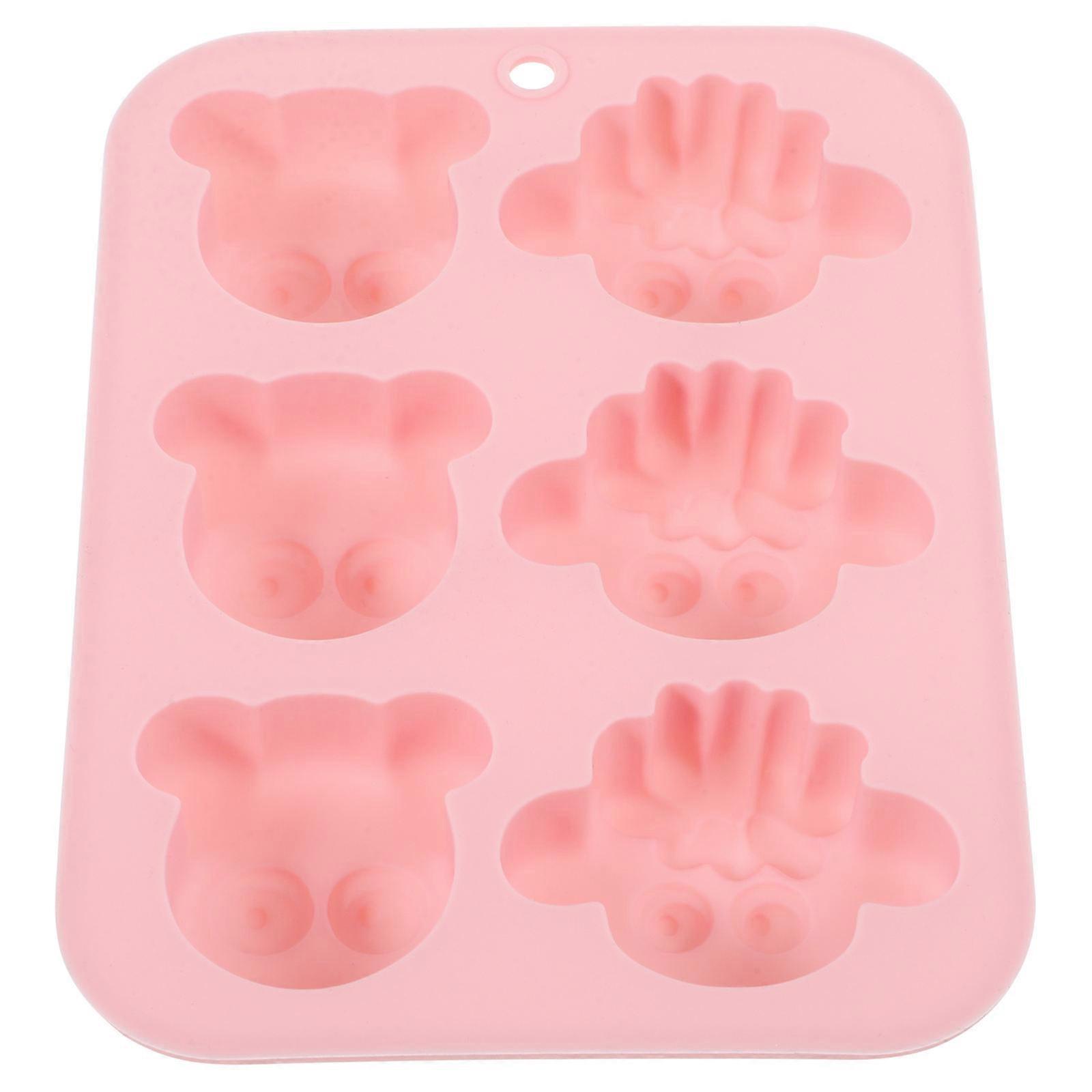 3Pcs Silicone Sheep Shape Fondant Mold for DIY Cake Chocolate Baking