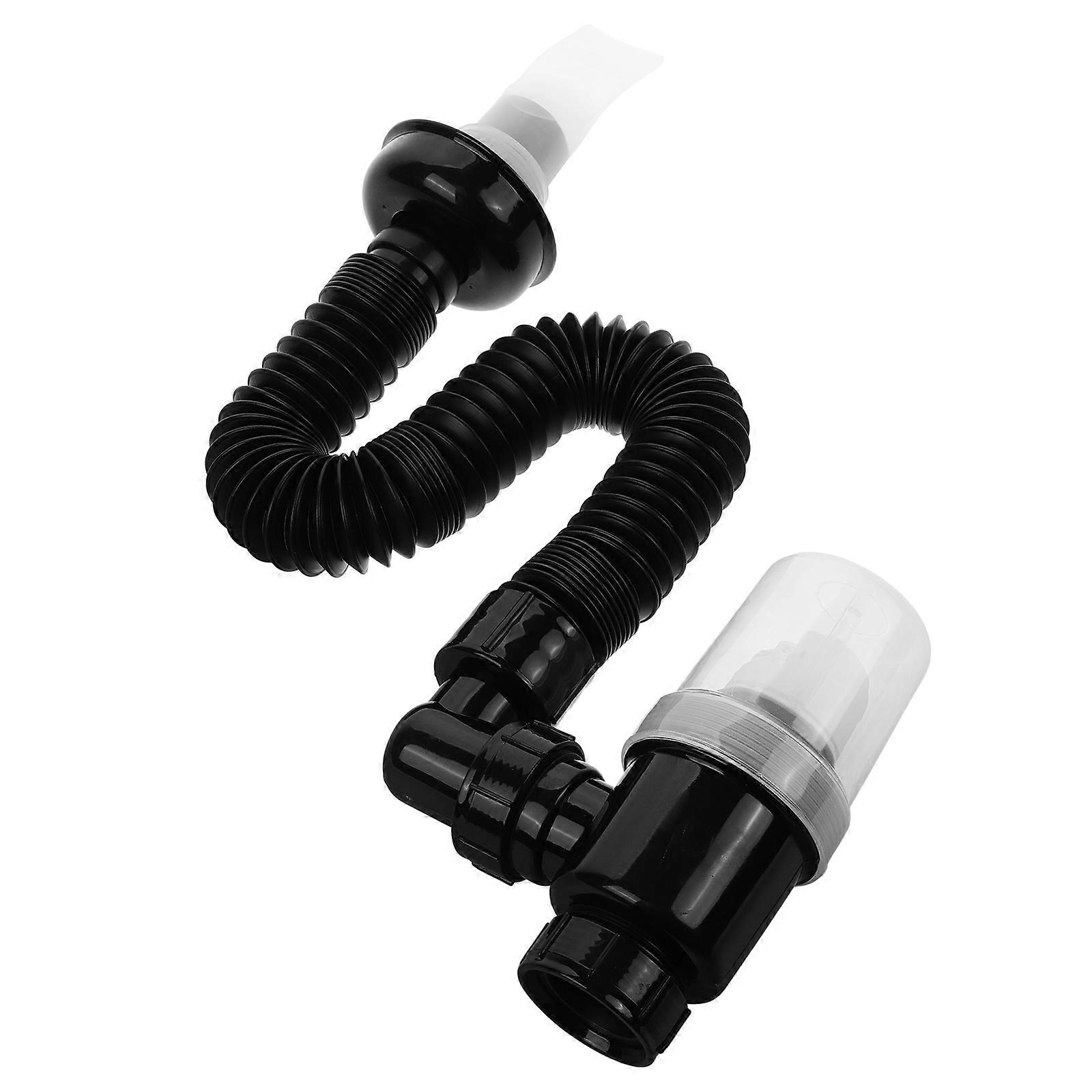 Sink Waste Kit Drainage Pipe for Bathroom Sink 2Sets with Durable PP Material