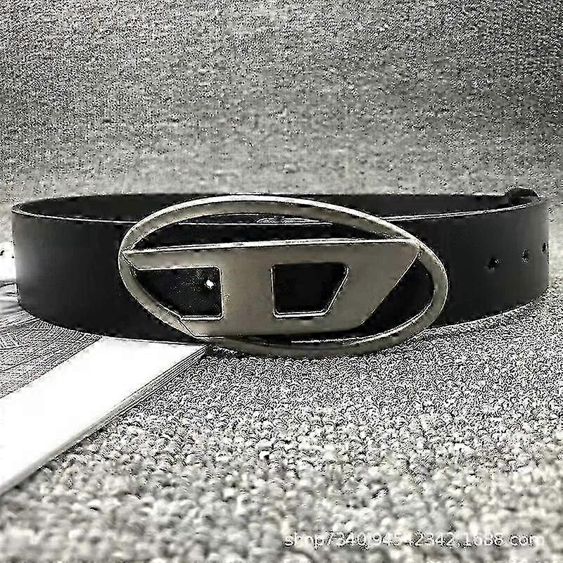 Alaşım Mektup Tokalı Trendy Unisex Hip Hop Kemer - Erkekler ve Kadınlar için Retro Rahat Kot Kemer