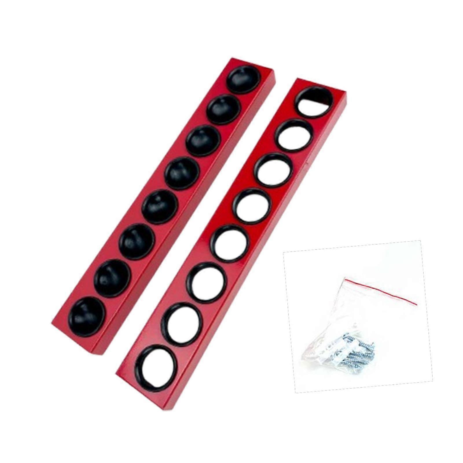 Wall Mount Pool Cue Rack Storage Organizer for Players Enthusiasts Beginners