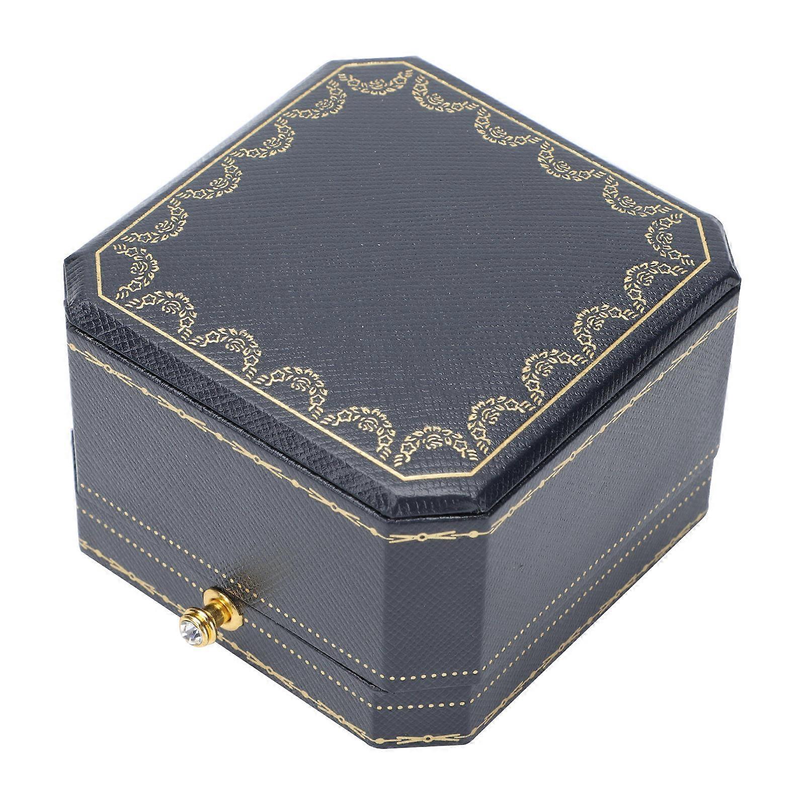 Jewelry Container for Bracelet Organization 1Pcs Blue Ring Box