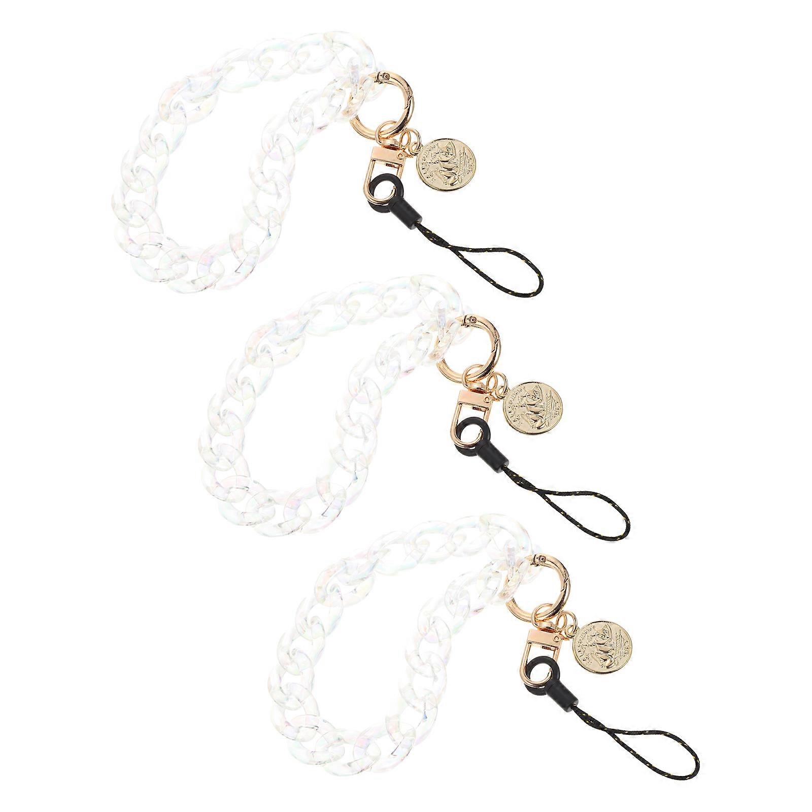 Phone Portable Chain for Anti-Lost Usage with 9Pcs Transparent Lanyard