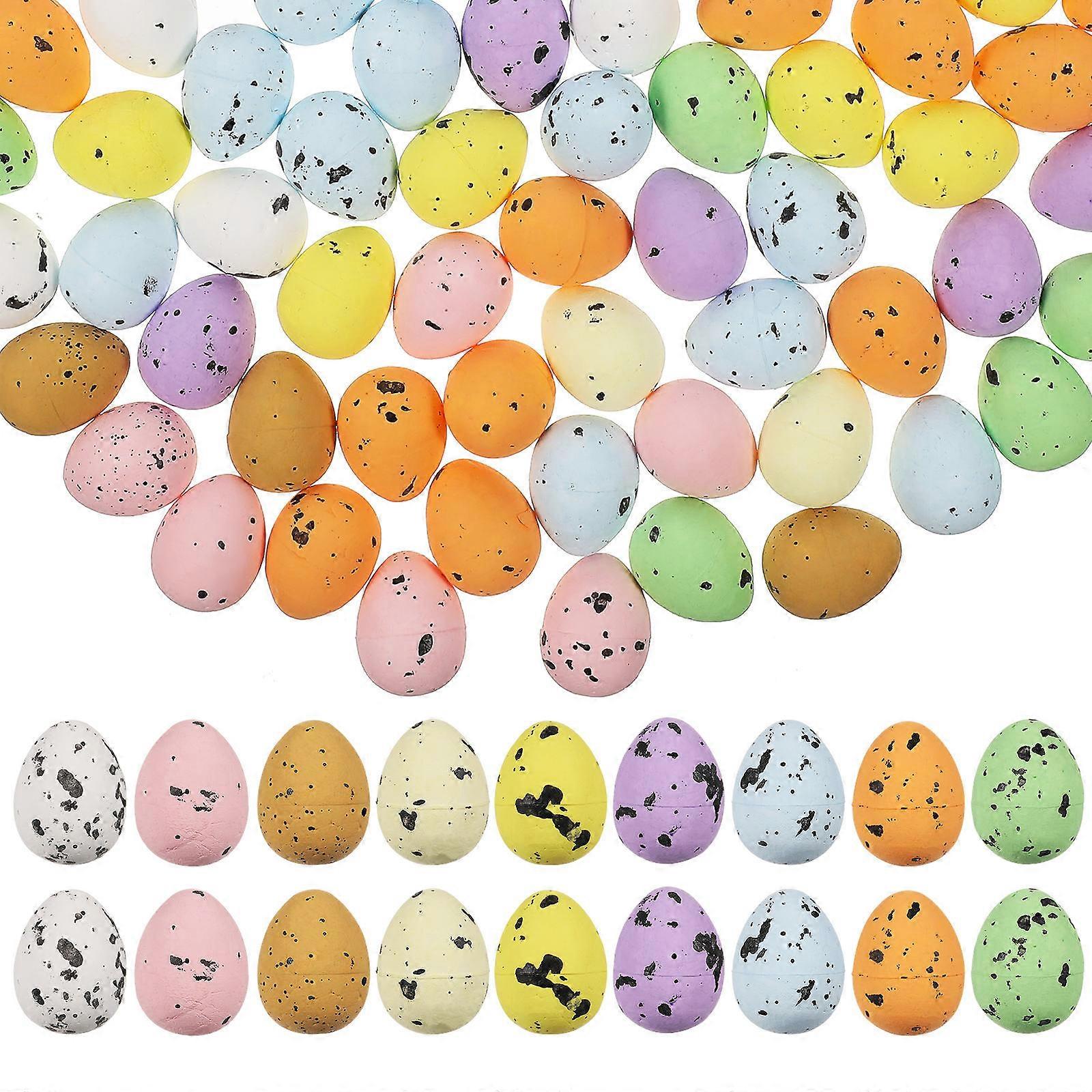 Assorted Color Foam Easter Eggs Bulk 1000Pcs Suitable For Children's Room Bookshelf And Harvest Festival Decor