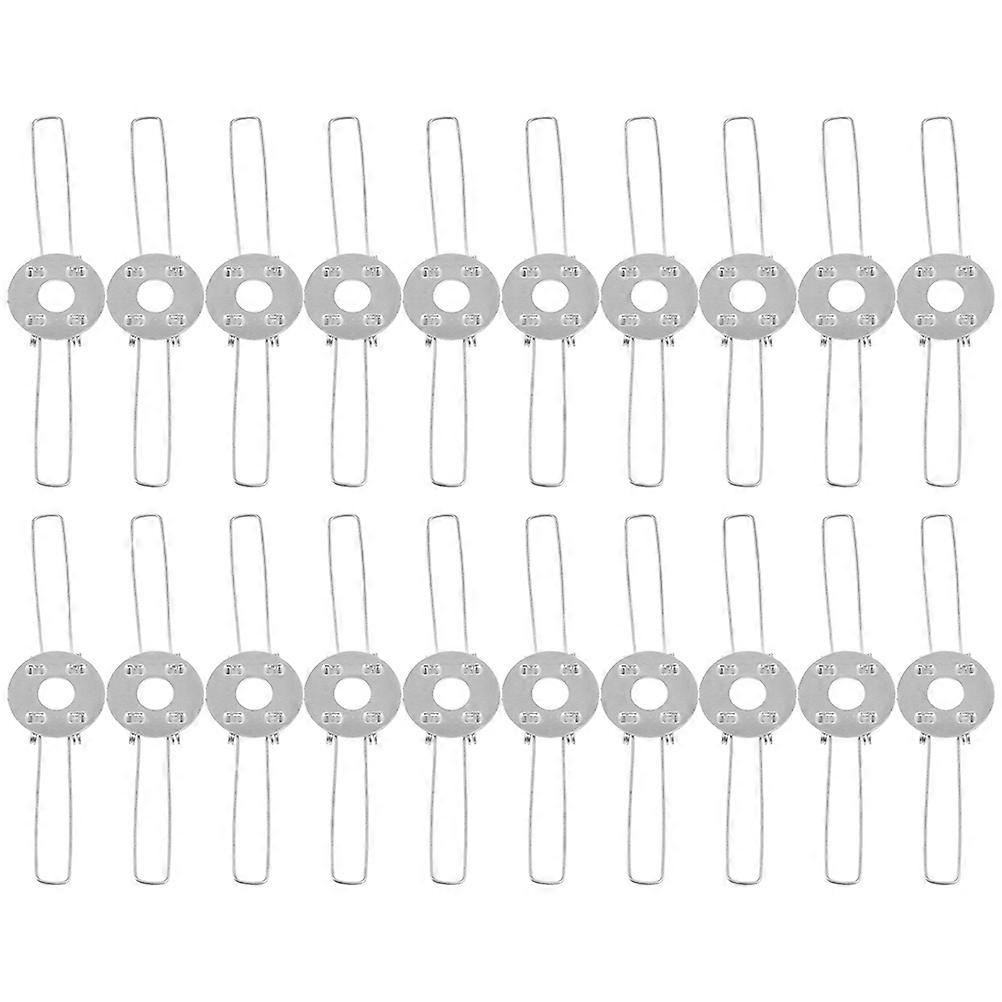 Iron Spring Clips for Lampshade Fixator Lampshade Spring Clips 30Pcs