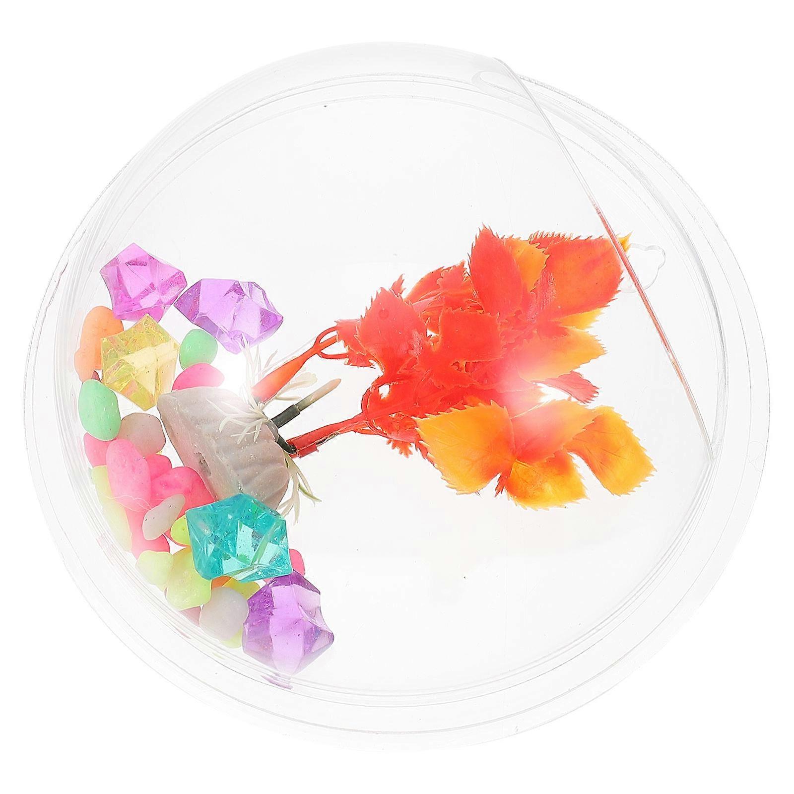 Hydroponic Fish Tank Planter Clear Aquarium Planter 1Pack