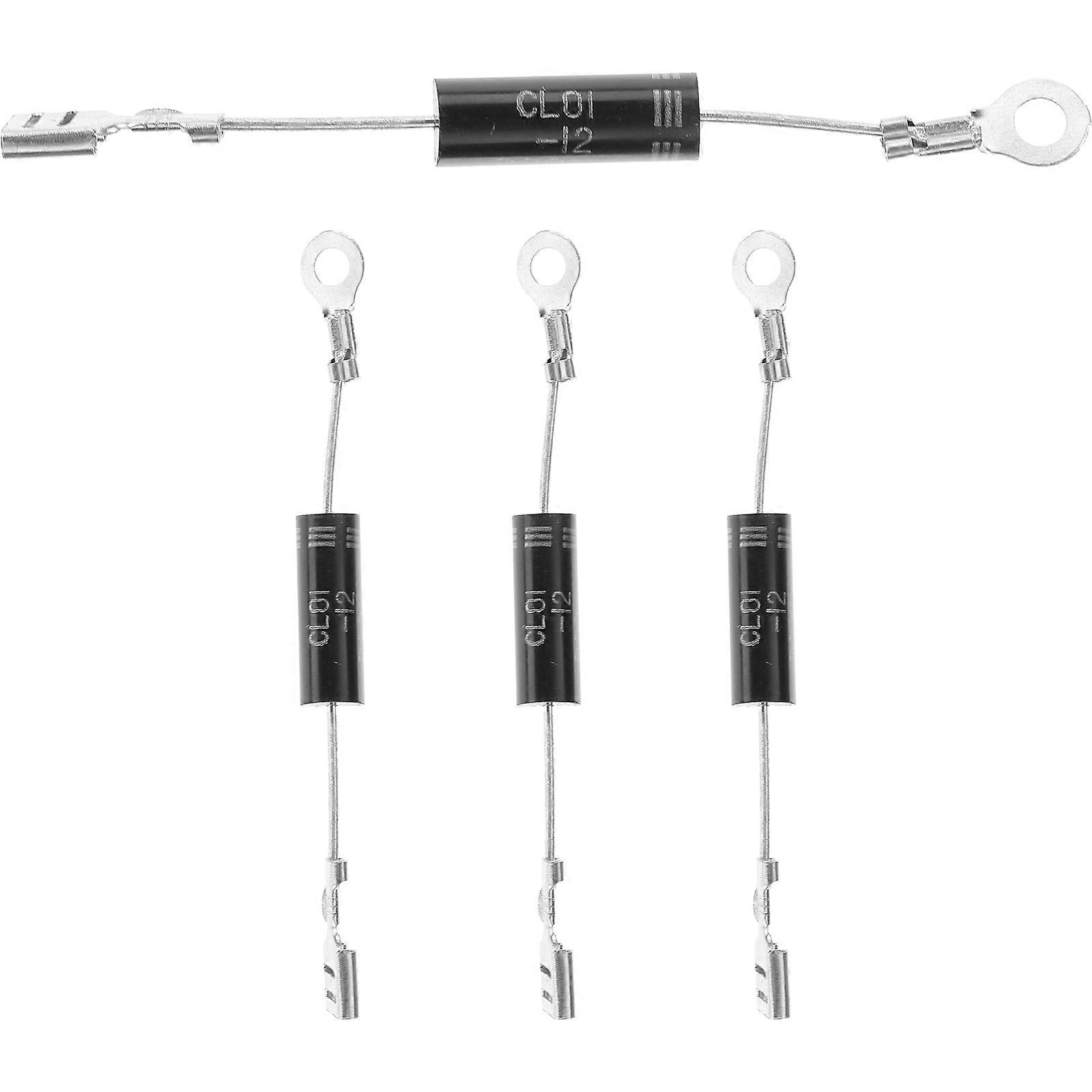 High-Voltage Microwave Oven Diodes Rectifiers Metal Advanced Technology For Microwave Oven Components 4Pcs