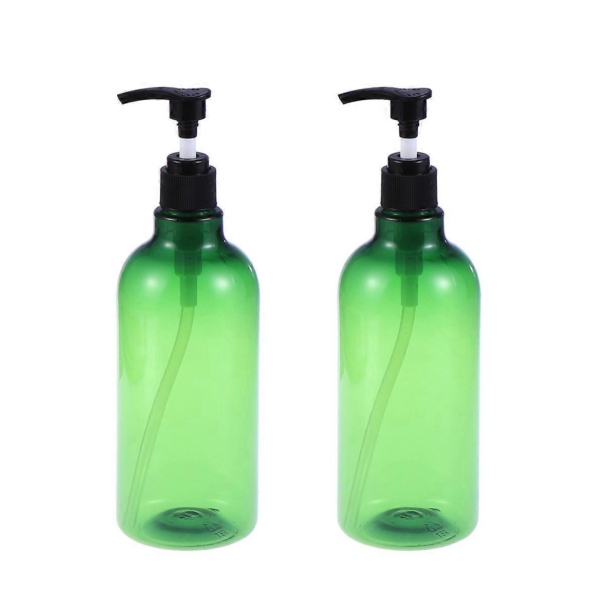 Shampoo Dispenser Bottle for Liquid Holding 6Pcs Refillable Pump Bottles