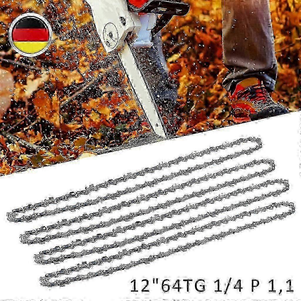 4 x Sgekette 1/4 64TG 1,1mm 通行器Husqvarna Stihl MSA 120 140 160 193T
