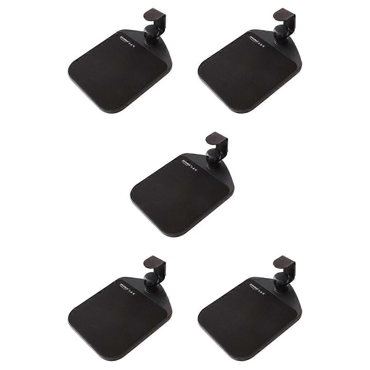  Tapis de souris fixe rotatif à 360 degrés, civière à main, noir