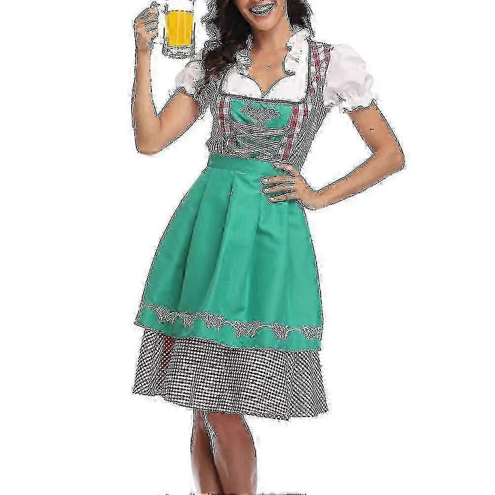 Women's Oktoberfest Dirndl Dress Bavarian Beer Festival Traditional German  Costume Fraulein Cosplay Outfit | Fruugo NO