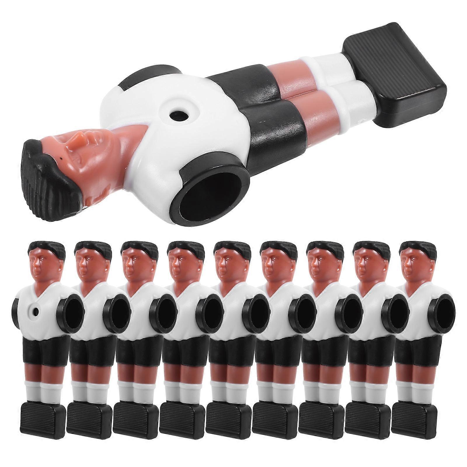 Replaceable 20 Pcs Foosball Players Adorable Standard Size Table Football Game Rods Assorted Color