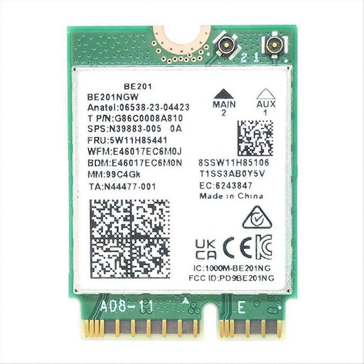 BE201 BE201NGW WIFI7 Card M.2 Cnvio3 8774Mbps Tri-Band Bluetooth5.4 Wireless WIFI Card Module for W