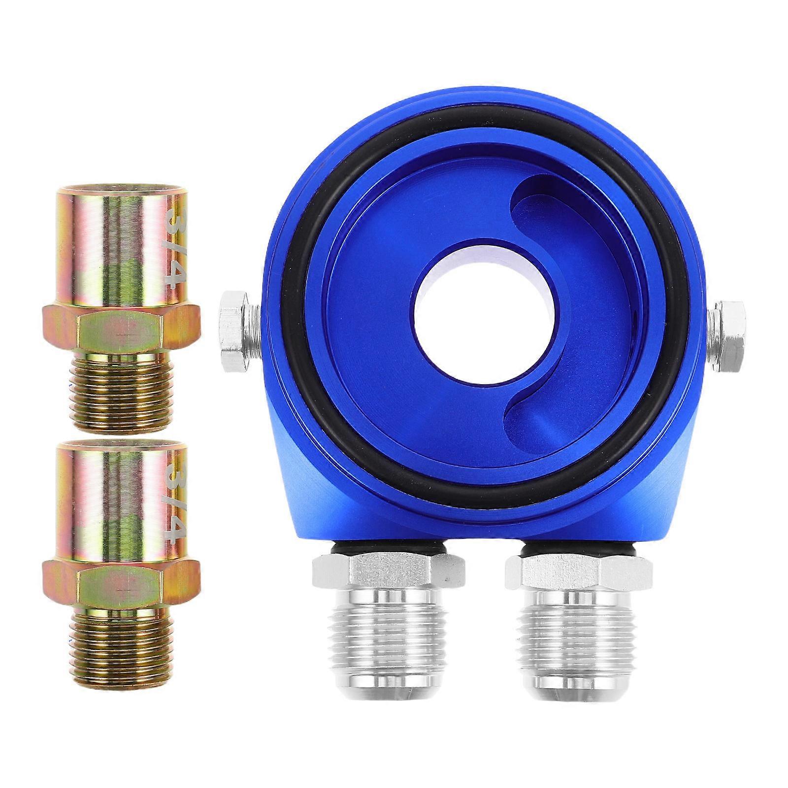 4Pcs Oil Cooler Adapter for Car Engine Cooling Multi-Function Aluminum Alloy