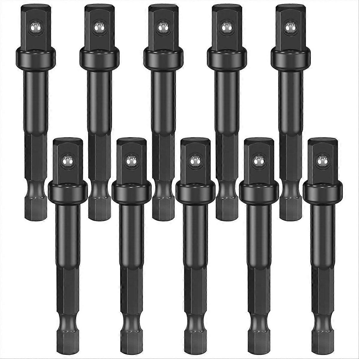 10 Pack 3/8 Socket Adapter 1/4 Inch to 3/8 Socket Adapter Kit