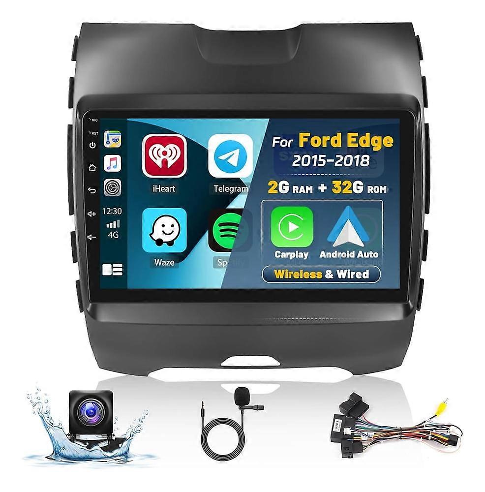 Stereo Radio for Ford Edge 2015-2018 2+32g Android Carplay GPS