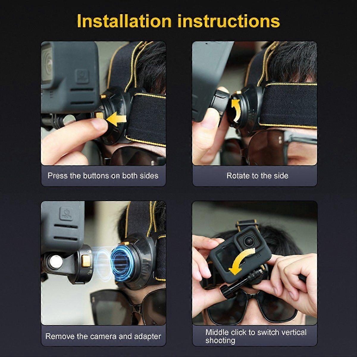 Camera Quick Release Head Strap for Gopro12 Sports Camera