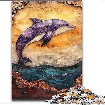 Rompecabezas para adolescentes: rompecabezas de fantasía con delfines, regalos únicos para cumpleaños y otras ocasiones - PT 5337