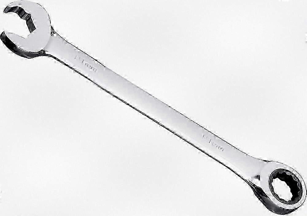 2025 17mm Straight Head Ratchet Combination Spanner, Silver
