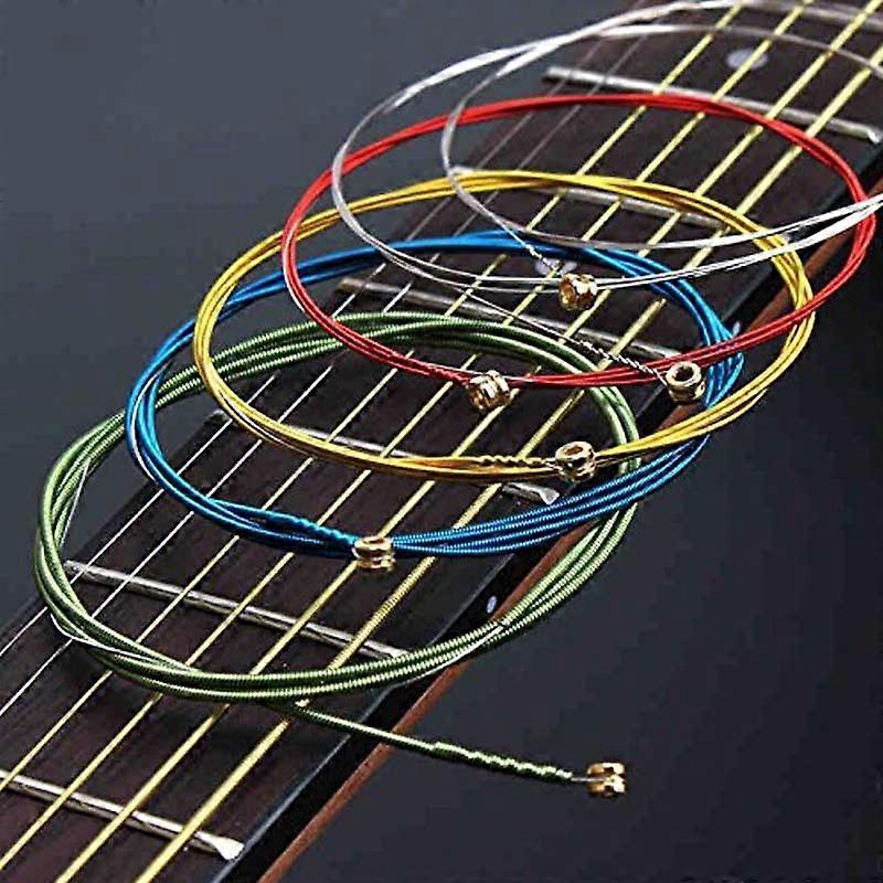 6 in 1 Multicolor E-A Guitar Strings E-A Guitar Strings