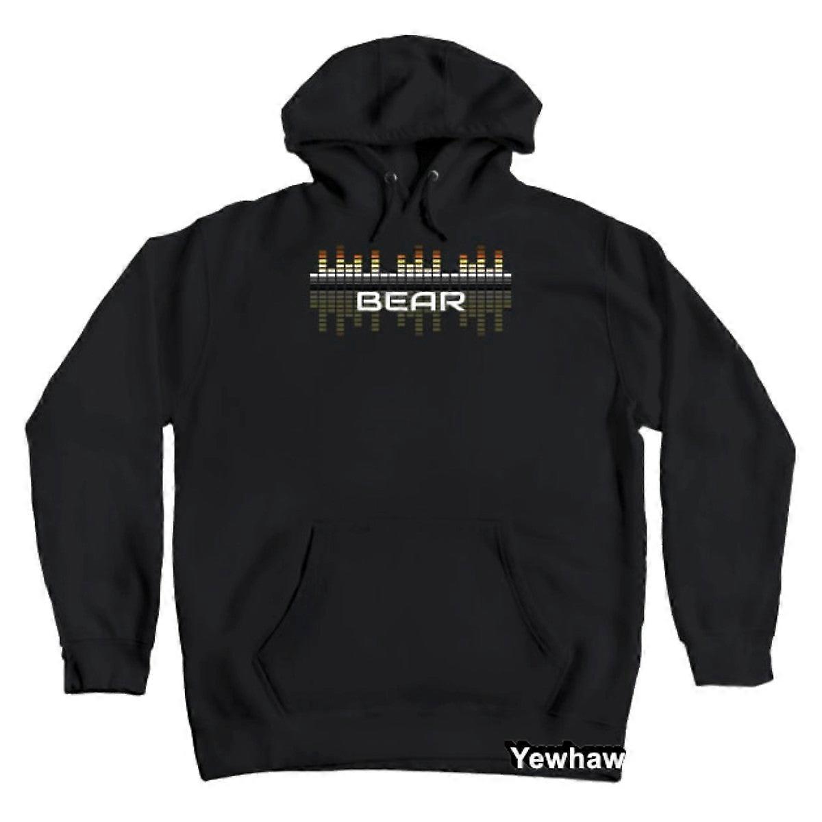 Music Equalizer Bars - Bear Hoodie