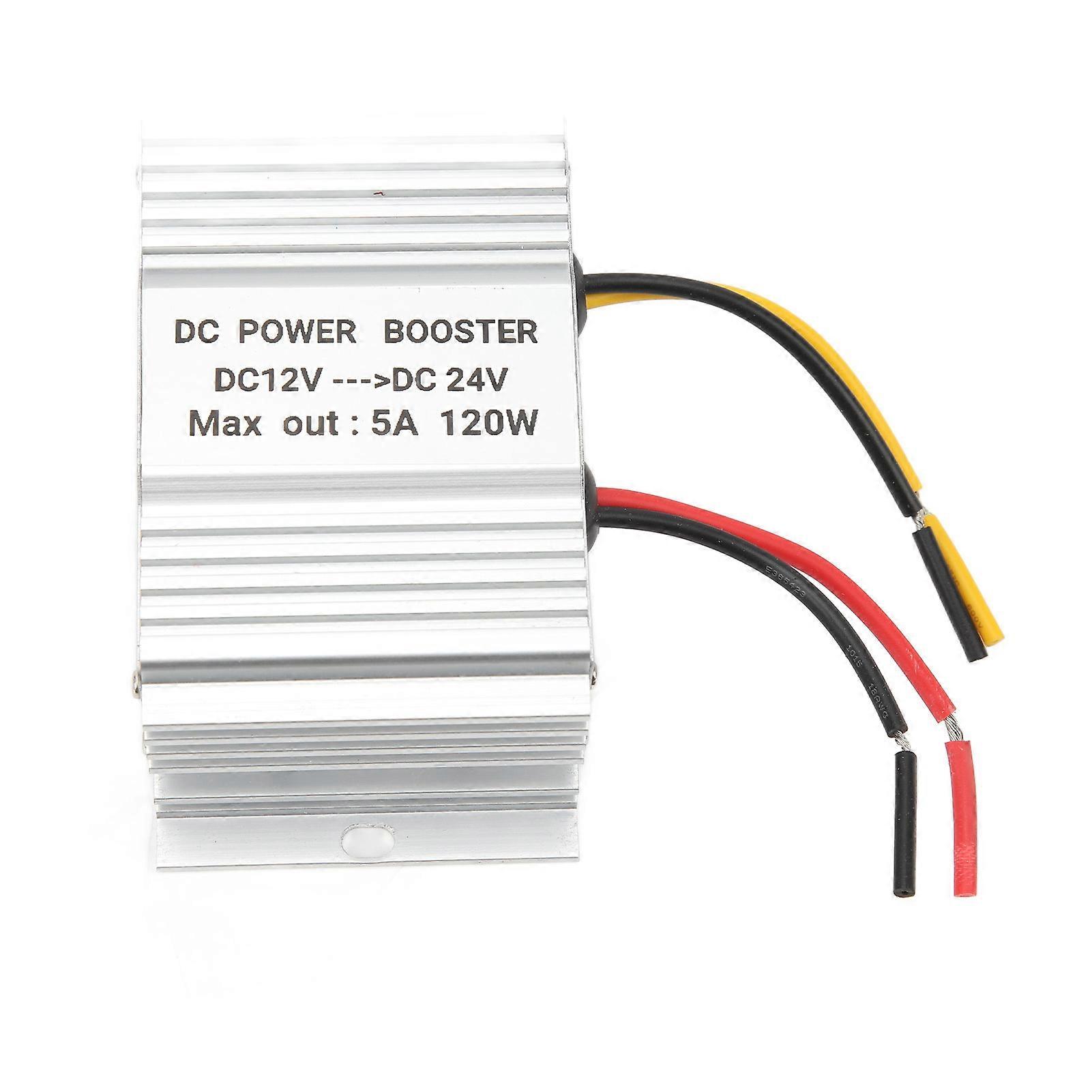 DC Step Up Converter Waterproof DC Power Supply Module Boost Transformer for Golf Cart GPS LED Car Display Screen