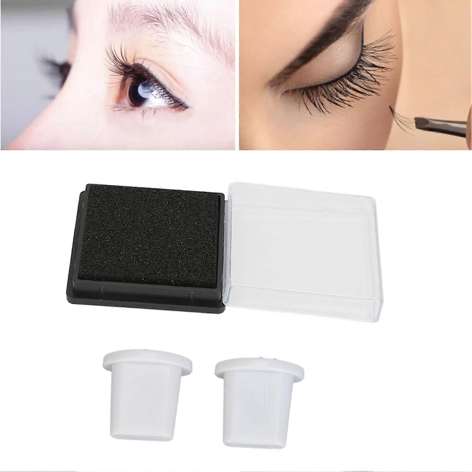 10 Sets Lower Lashes Stamp Curved Shaped Reusable Eyelash Extension Kit for Easy Makeup 